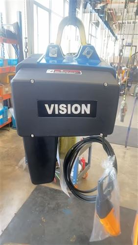 Kuus elektrilist Euroopa-stiilis ketttõstukit 2000kg 5m, mida ekspordis Vision, on edukalt Šveits...
